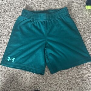 Under Armour Boys Teal Training Shorts